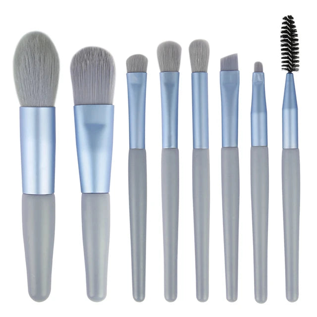 8Pcs Makeup Brush Set Makeup Concealer Brush Blush Loose Powder Brush Eye Shadow Highlighter Foundation Brush Beauty Tools