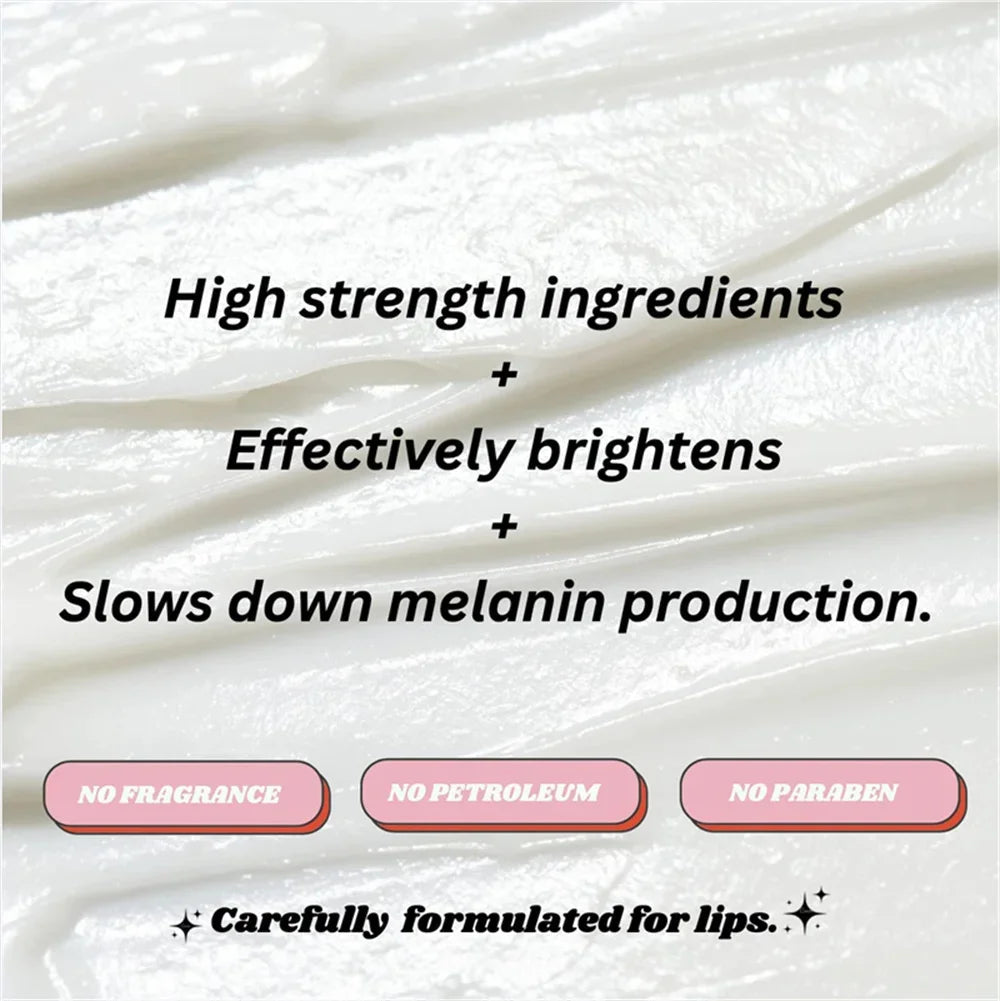 Lip Pink Fresh Lightening Bleaching Cream Treatment Remove Dark Smoke Lips Lip Balm Whitening Moisturizer Nourishing Essence