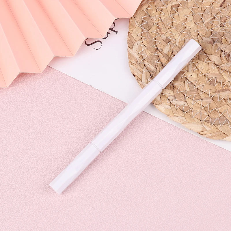 Double Headed Eyebrow And Eyelash Comb Spiral Brush Fine Toothed Small Steel Comb Professional Beauty Makeup Tools For Eye