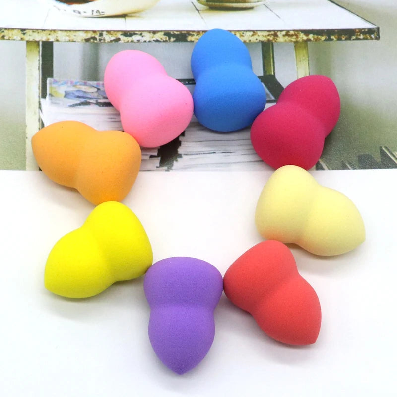 OGEYERO 6pcs Mini Makeup Sponge Puff Beauty Powder Sponge for Makeup Concealer Liquid Foundation Face Cosmetic Puff Make Up Spon