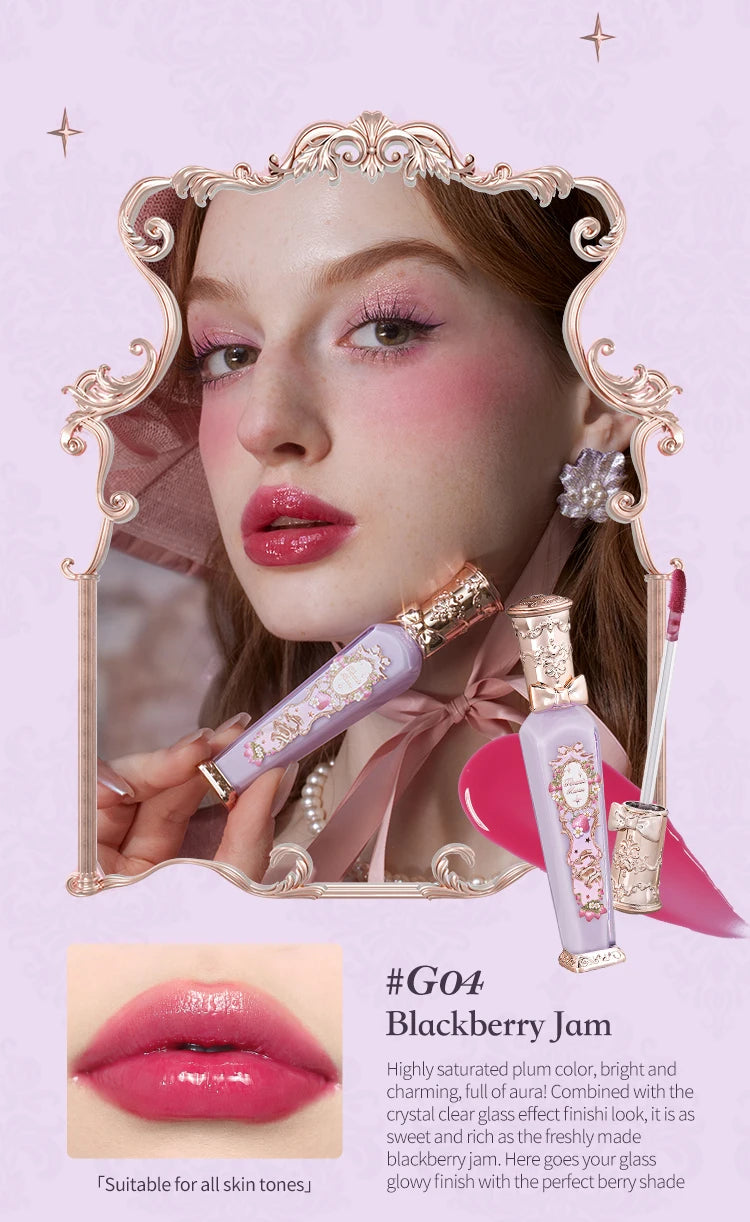 Flower Knows Strawberry Rococo Series Glowy Lipgloss