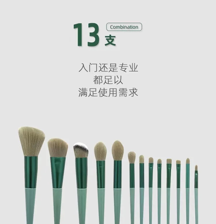 13Pcs Soft Fluffy Makeup Brushes Set for Cosmetics Foundation Blush Powder Eyeshadow Kabuki Blending Makeup Brush Beauty Tool