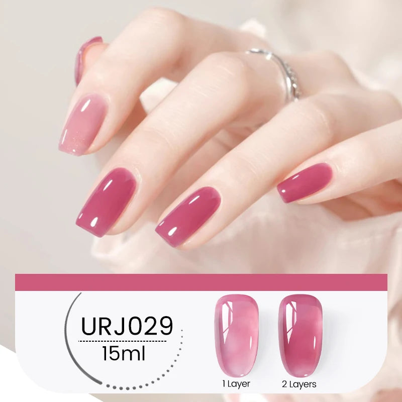 UR SUGAR 15ml Cherry Red Series Color Gel  Party Colors Gel Varnishes All For Nails Soak Off UV LED Semi Permanent Nail Art