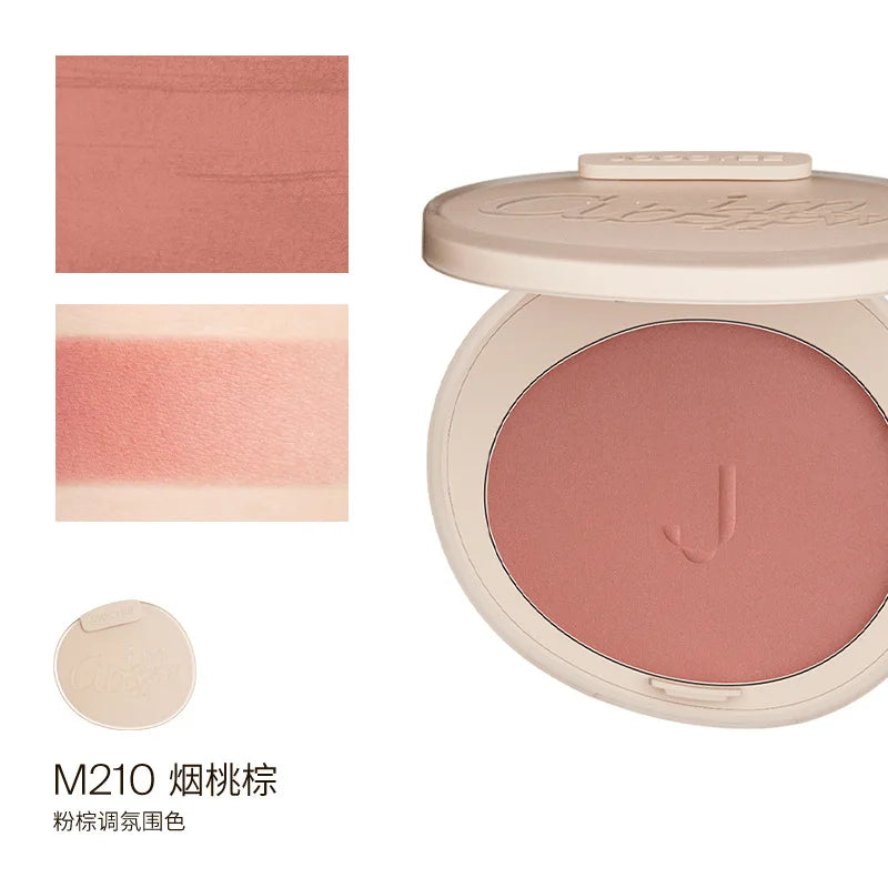 Joocyee Brown Blush Makeup Matte Nude Blusher Single Colour Waterproof Long Lasting Highlighter Powder