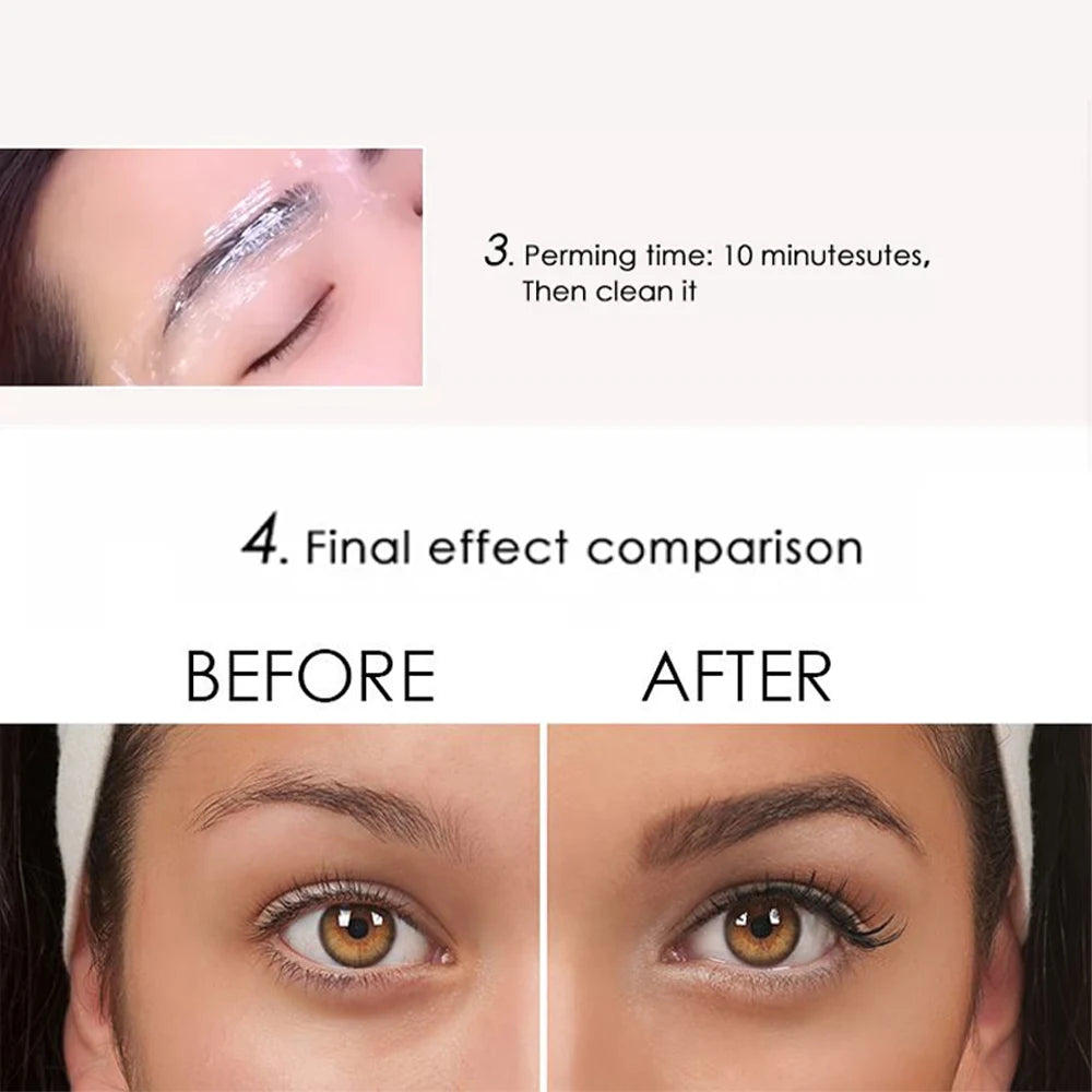 ICONSIGN Eyelashes and Eyebrow Tint Dye Professional Eyebrow Dye Waterproof Long-lasting Eyebrow Brow Kit Semi Permanent Eyebrow