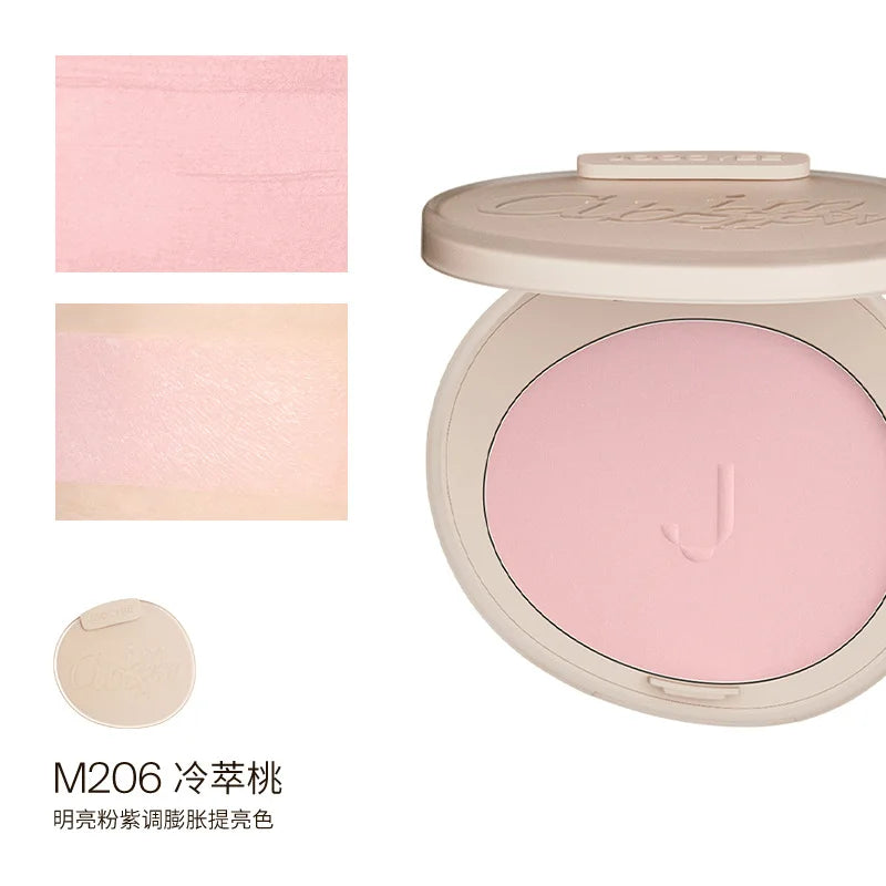 Joocyee Brown Blush Makeup Matte Nude Blusher Single Colour Waterproof Long Lasting Highlighter Powder