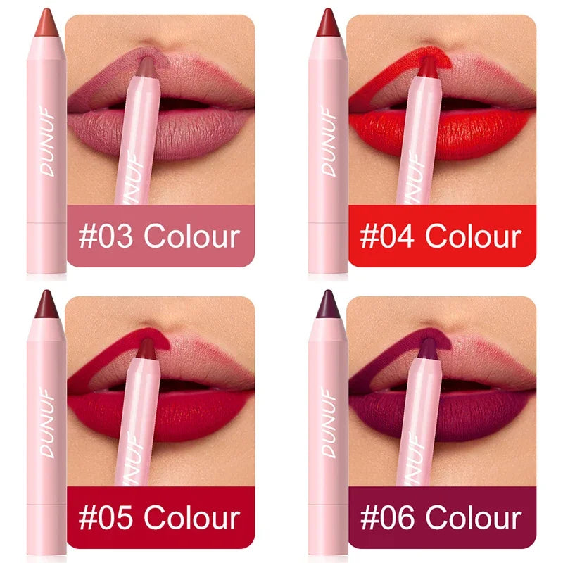 Nude Brown Lip Liner Pencil 18 Color Red Contour Tint Labial Makeup Waterproof Matte Lipstick Crayon Lip Contouring Cosmetics