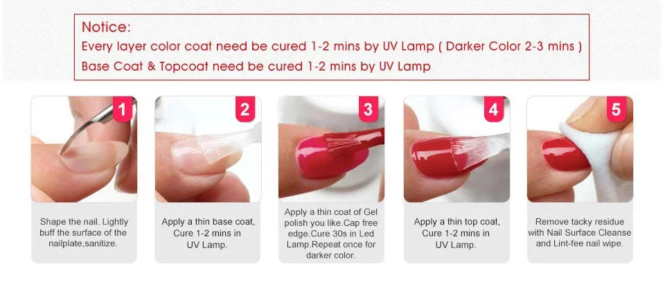 KODI JYJ Latest Thick Nail Base Coat 7ml Gel Varnish for Nail Manicure Semipermanent Rubber Base and Top Gel Nail Polish Gellak