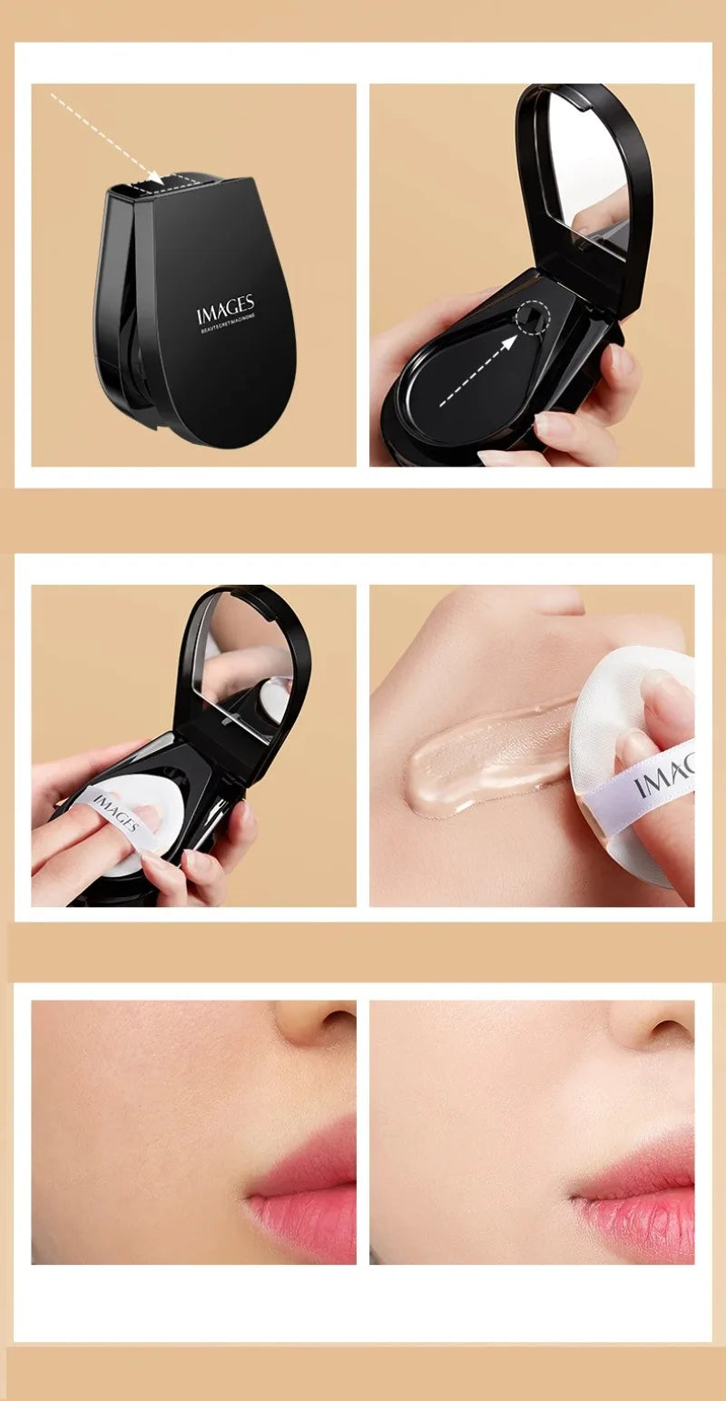 1Pcs Makeup Liquid Foundation Cushion Lightweight Concealer Isolation BB Cream Foundation Durable Durable Cosmetics