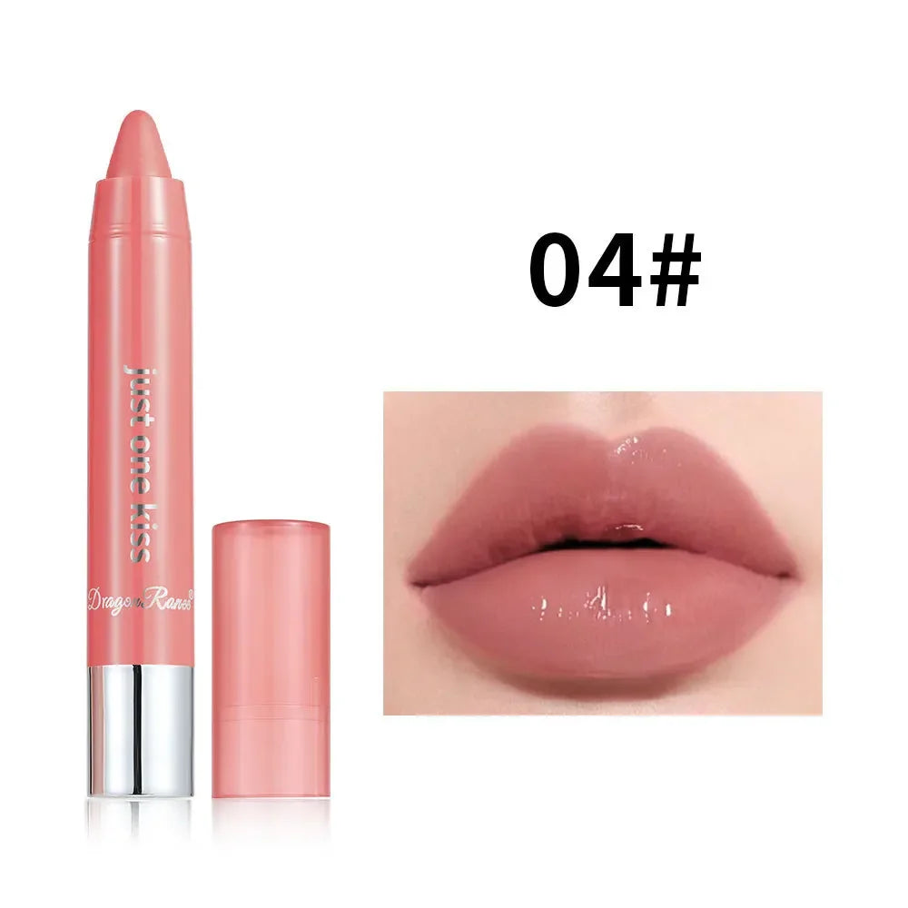 Lipstick Crayon Lip Liner Pencil Velvet Matte Moisturizing Waterproof Long Lasting Non-stick Cup Solid Lip Gloss Makeup Cosmetic