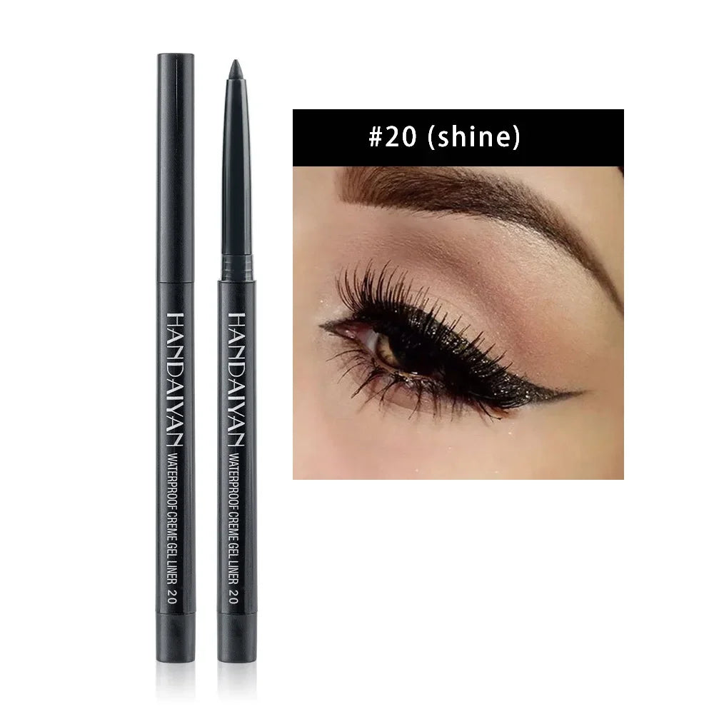 Sexy Purple Waterproof Matte Eye Cosmetics EyeLiner Pencil Long Lasting Women Fashion Pink Black Eye Charming Eye Liner Pencil