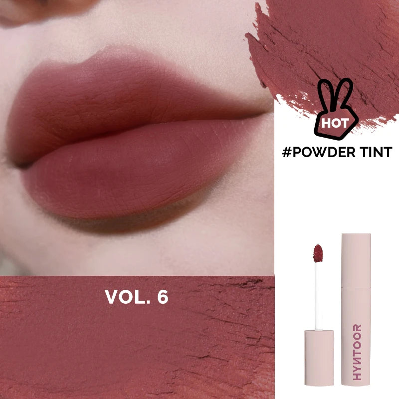 HYNTOOR Macaron Series Lip Mud 22 Colors Matte Cloud Air Velvet Lip Glaze Long-lasting Waterproof Lip Gloss Liquid Lipstick