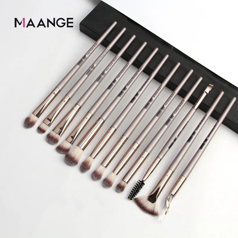 Makeup brushes set professional 12 pcs/lot Makeup Brushes Set Eye Shadow Blending Eyeliner Eyelash Eyebrow Brush For Makeup Tool