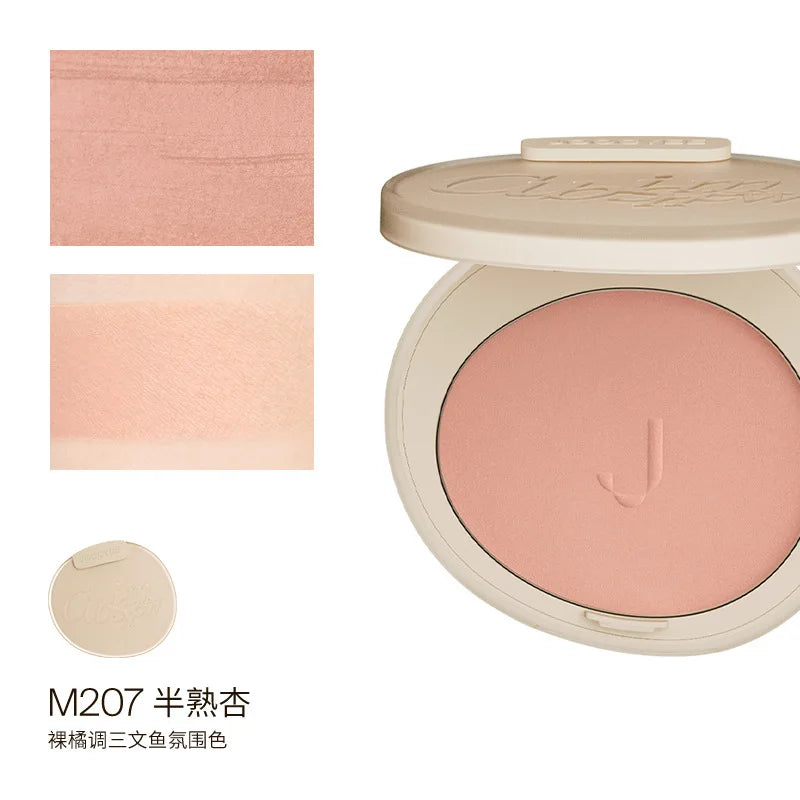 Joocyee Brown Blush Makeup Matte Nude Blusher Single Colour Waterproof Long Lasting Highlighter Powder