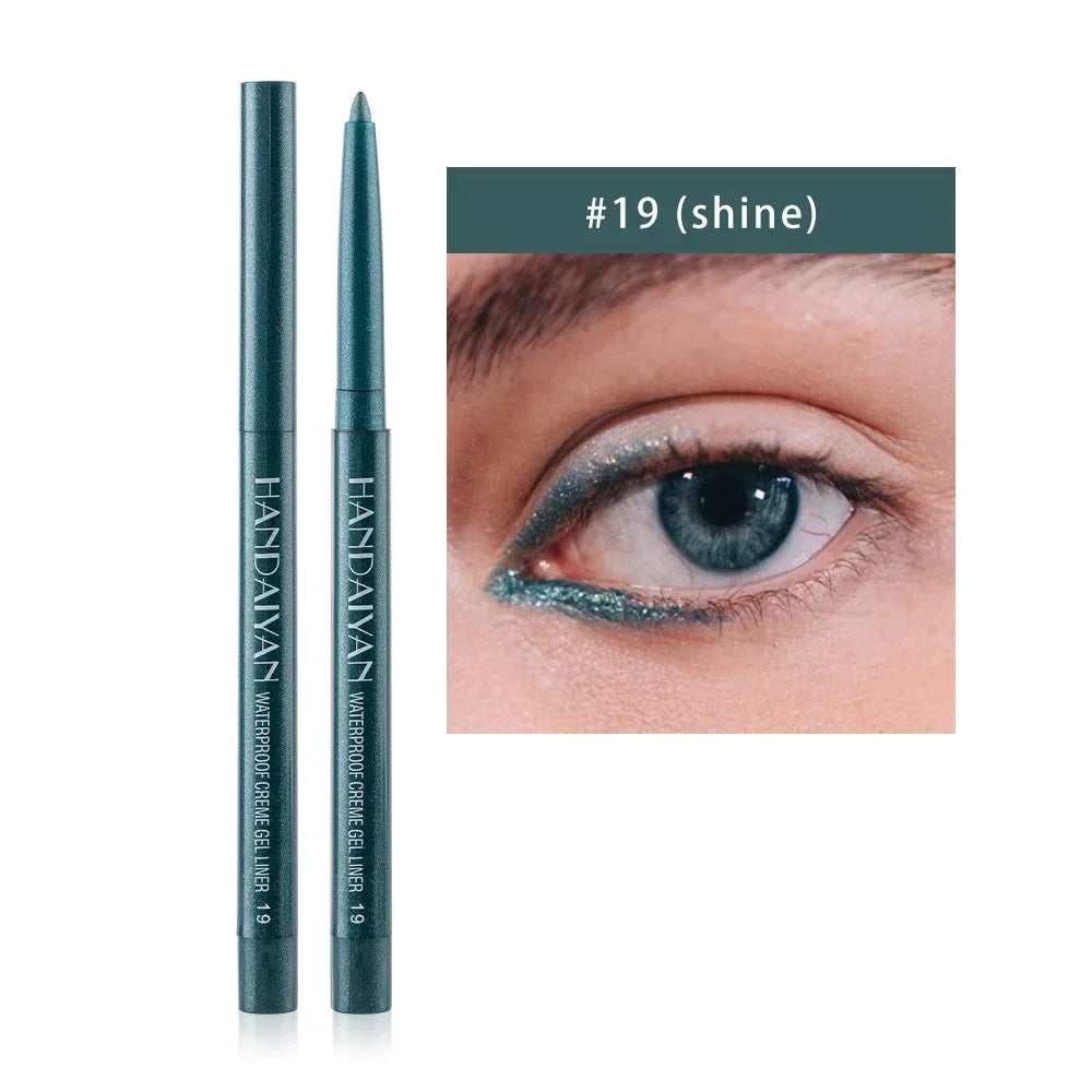 Sexy Purple Waterproof Matte Eye Cosmetics EyeLiner Pencil Long Lasting Women Fashion Pink Black Eye Charming Eye Liner Pencil