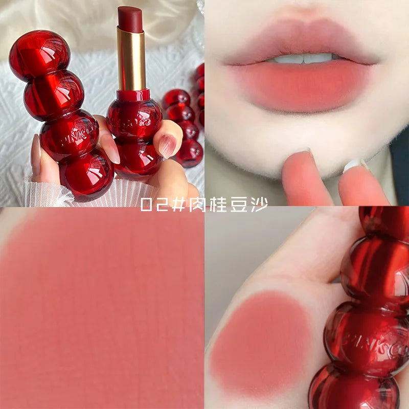 Waterproof Velvet Lipstick Easy To Wear Longstay Lip Stick Long-Lasting Matte Nude Lip Glaze Non-stick Makeup Lip Tint Cosmetics