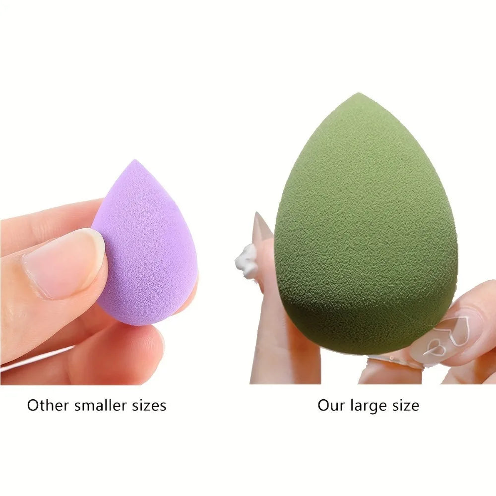 12Pcs Multicolor Makeup Sponge Blender Beauty Egg Cosmetic Puff Soft Foundation Sponges Powder Puffs Women Make Up Accessories