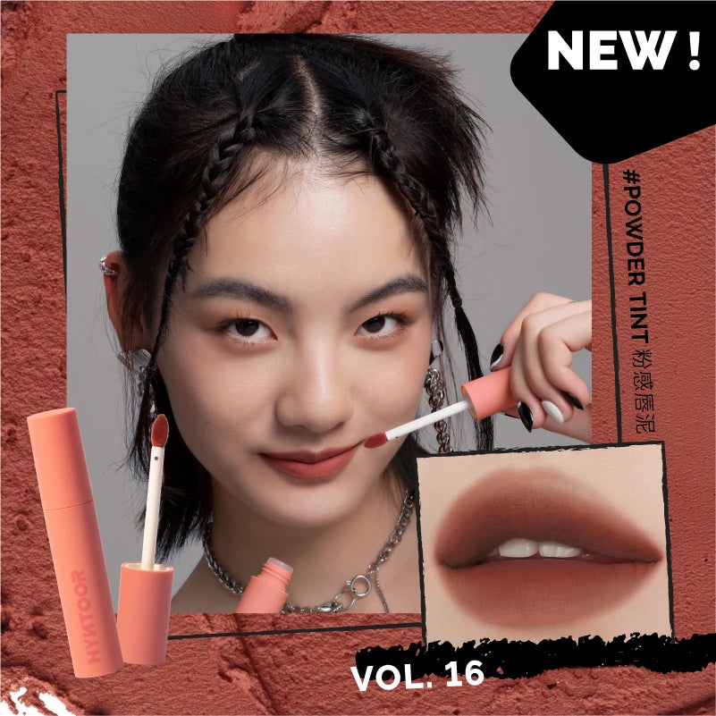 HYNTOOR Macaron Series Lip Mud 22 Colors Matte Cloud Air Velvet Lip Glaze Long-lasting Waterproof Lip Gloss Liquid Lipstick