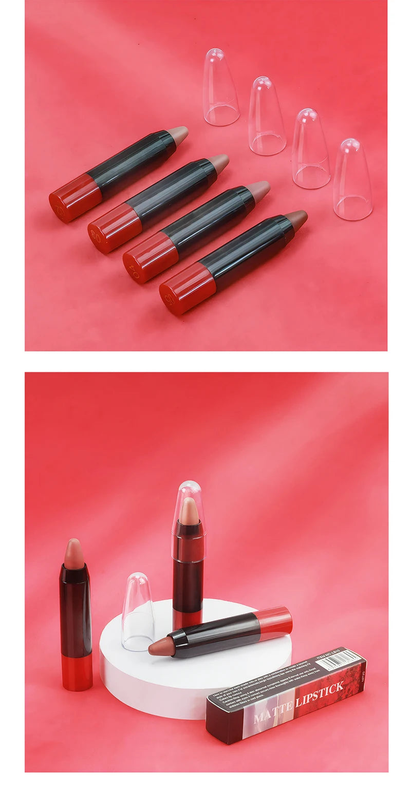 Matte Brown Lip Liner Pencil Lip Outline Contouring Lasting Waterproof Lipstick Crayon Moisturize Lip Balm Cosmetics New