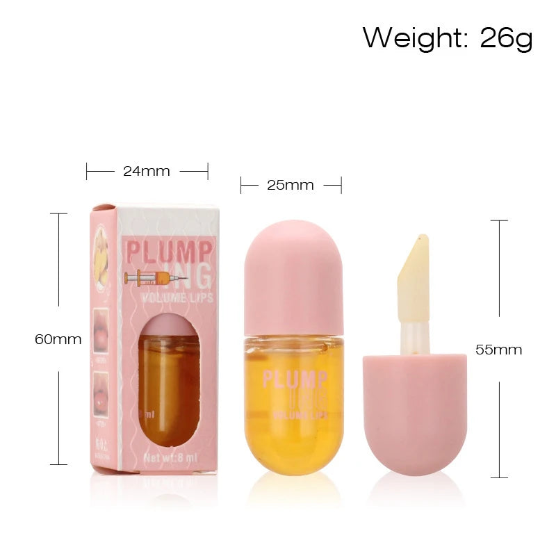 Long Lasting Lip Plumper Oil Instant Volumising Enhancer Lip Serum Collagen Lips Volume Lipgloss Sexy Cosmetic Volume Increases