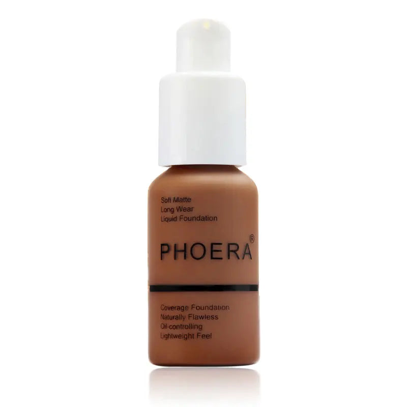 PHOERA 30ml Liquid Foundation Set Oil-control Concealer Cream Hydrating Long Lasting Hydrating Makeup Foundation TSLM1