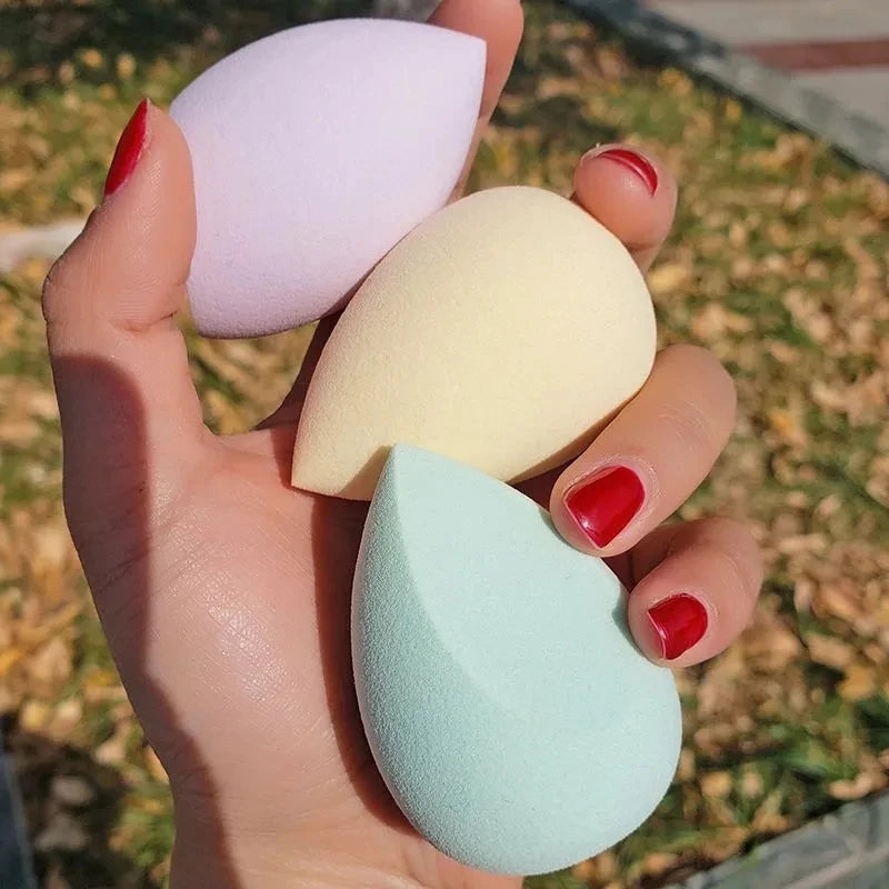 100/10Pcs Colorful Makeup Sponges Beauty Egg Face Liquid Foundation Concealer Blender Cosmetic Puff Makeup Sponge Tools