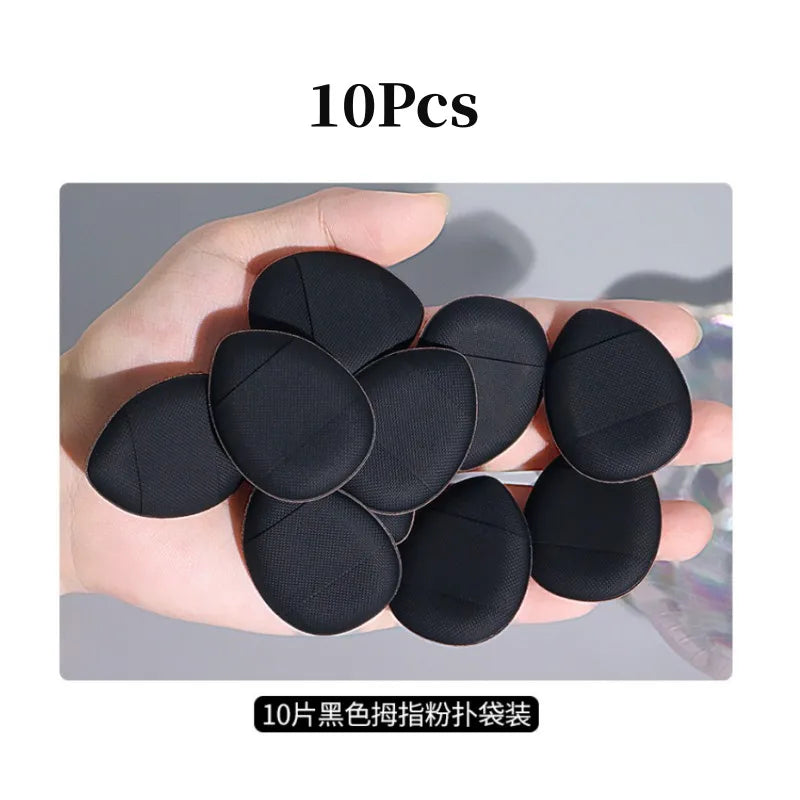 3pcs Mini Size Finger Puff Set Professional Cosmetic Cushion Puff Concealer Foundation Detail Puff Makeup Sponge Beauty Tool