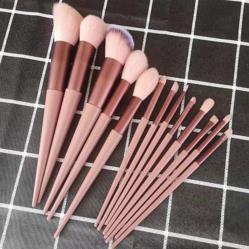 13/8PCS Makeup Brushes Pro Green Brush Set Powder Eyeshadow Blending Eyeliner Eyelash Eyebrow Make Up Beauty Cosmestic Brushes