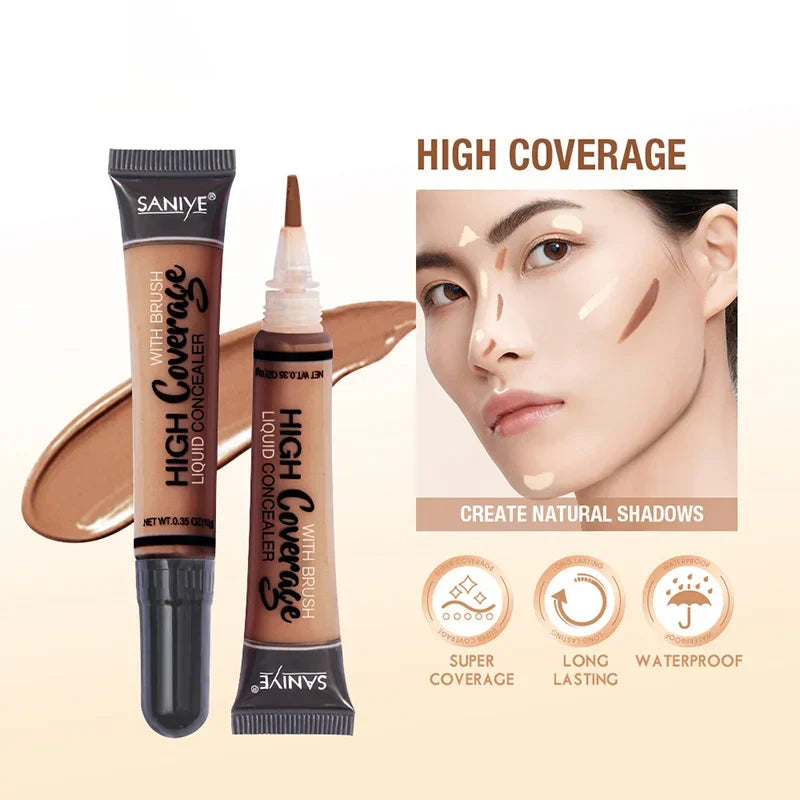 Concealer Conceals Liquid Foundation Imperfections Dark Circles Pimples And Acne For A Long Time Moisturizing And Delicate