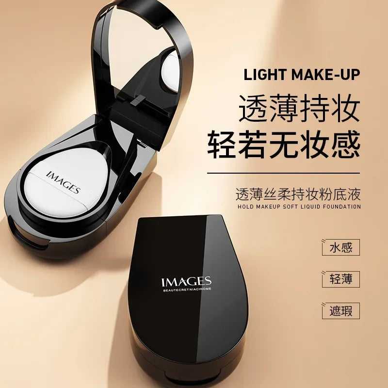 1Pcs Makeup Liquid Foundation Cushion Lightweight Concealer Isolation BB Cream Foundation Durable Durable Cosmetics