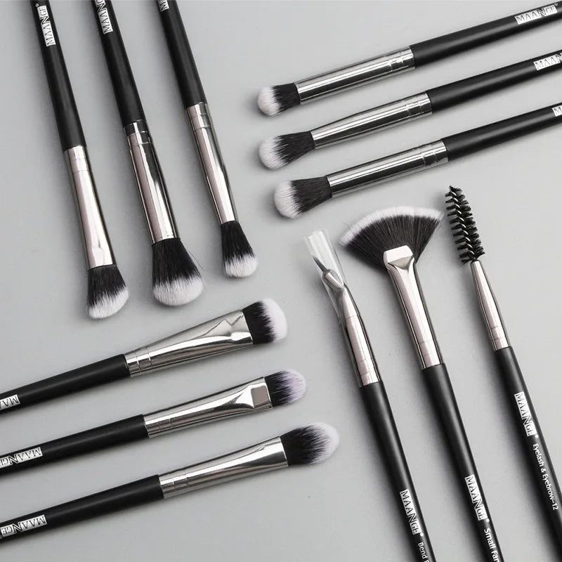 Makeup brushes set professional 12 pcs/lot Makeup Brushes Set Eye Shadow Blending Eyeliner Eyelash Eyebrow Brush For Makeup Tool