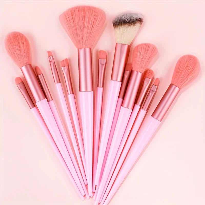 Makeup Brush Set 13Pcs Kit Cosmetic Foundation Eyeshadow Brushes Professional Powder Concealers Blush Beauty Tool makeup sponge