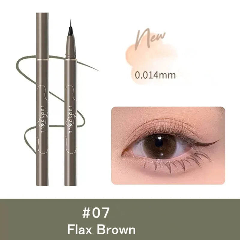 Judydoll Ultra-fine Liquid Eyeliner Pen Matte Lying Silkworm Eye Lash Pencil Fast Dry Smooth Lasting Eye Shadow Stick Makeup