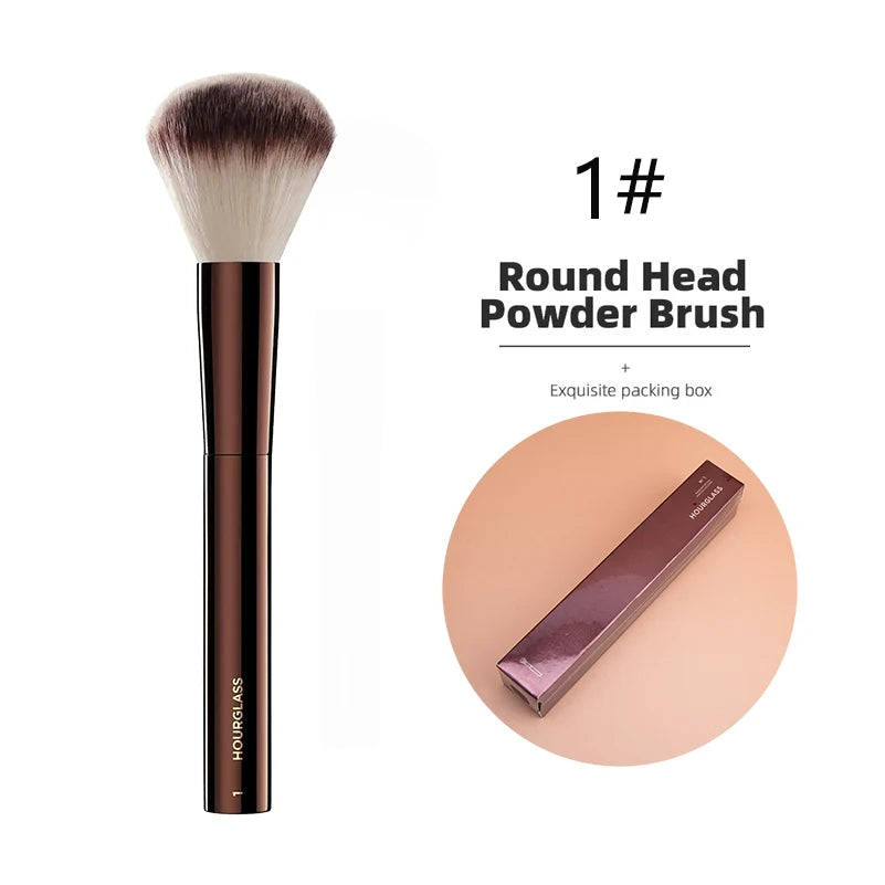 Hourglass Seamless Finish Concealer Brush Angled Concealer Brush Face Buildable Coverage Liquid Cream Stick Blending Makeup Tool