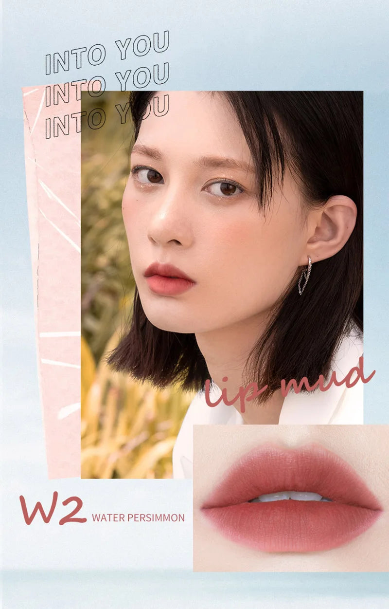 INTO YOU LIP MUD The Female Protagonist's Lips And Cheeks Are Dual Purpose Misted Face Mouth And Red Lip Beauty Cosmetics