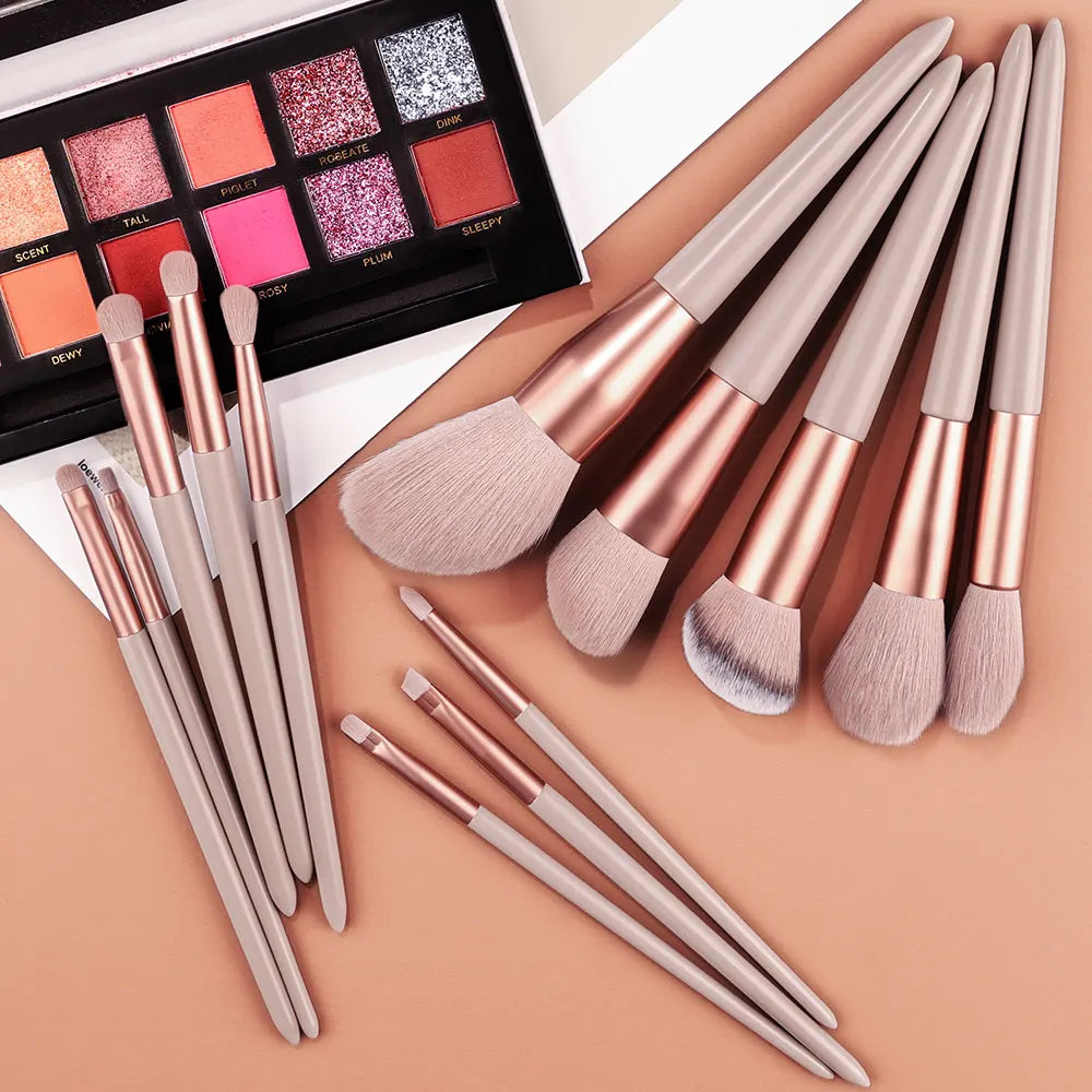 13PCS Black Makeup Brushes Set Powder Foundation Blush  Kabuki Blending Makeup Beauty Tools  Brochas Maquillaje for Cosmetics