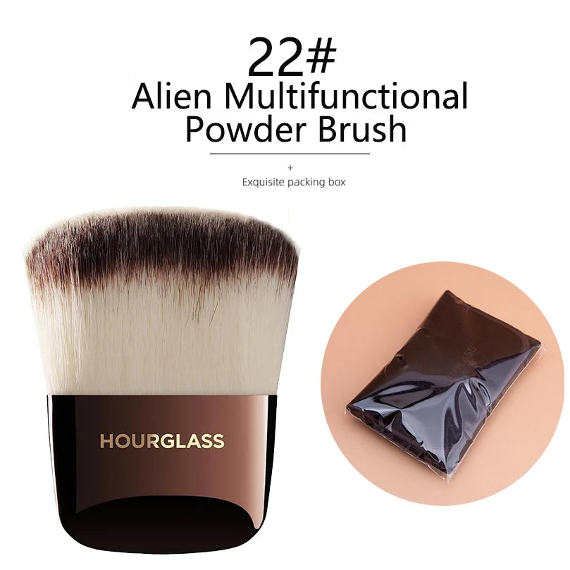 Hourglass Seamless Finish Concealer Brush Angled Concealer Brush Face Buildable Coverage Liquid Cream Stick Blending Makeup Tool