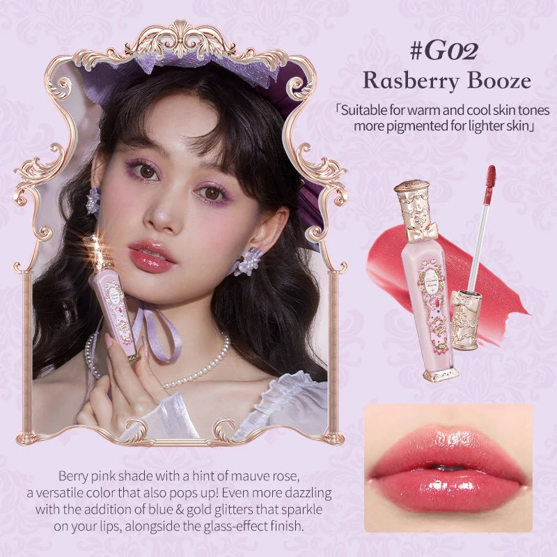 Flower Knows Strawberry Rococo Series Glowy Lipgloss