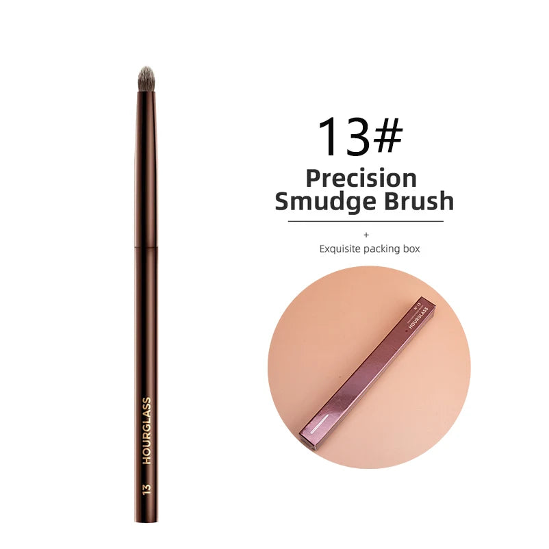 Hourglass Seamless Finish Concealer Brush Angled Concealer Brush Face Buildable Coverage Liquid Cream Stick Blending Makeup Tool