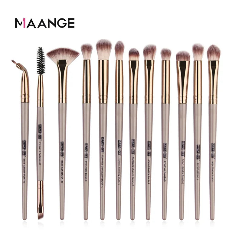 Makeup brushes set professional 12 pcs/lot Makeup Brushes Set Eye Shadow Blending Eyeliner Eyelash Eyebrow Brush For Makeup Tool