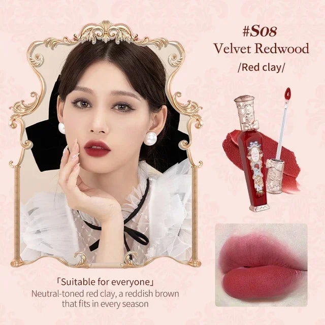 Flower Knows Strawberry Rococo Series Cloud Lip Cream Long Lasting Moisturizer Lip Tint Cosmetics Lip Gloss for Women Cosmetic