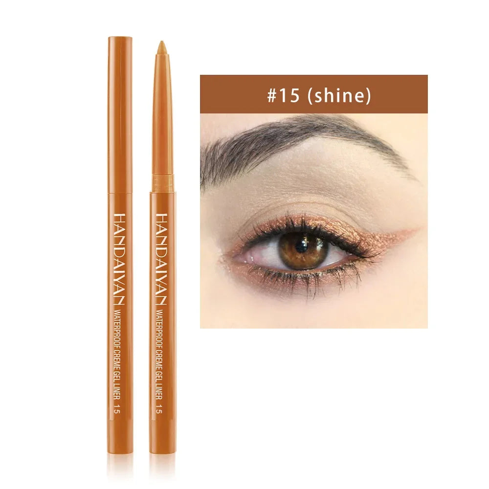 Sexy Purple Waterproof Matte Eye Cosmetics EyeLiner Pencil Long Lasting Women Fashion Pink Black Eye Charming Eye Liner Pencil