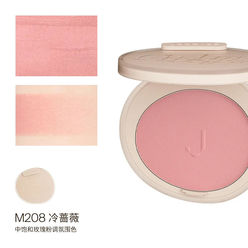 Joocyee Brown Blush Makeup Matte Nude Blusher Single Colour Waterproof Long Lasting Highlighter Powder