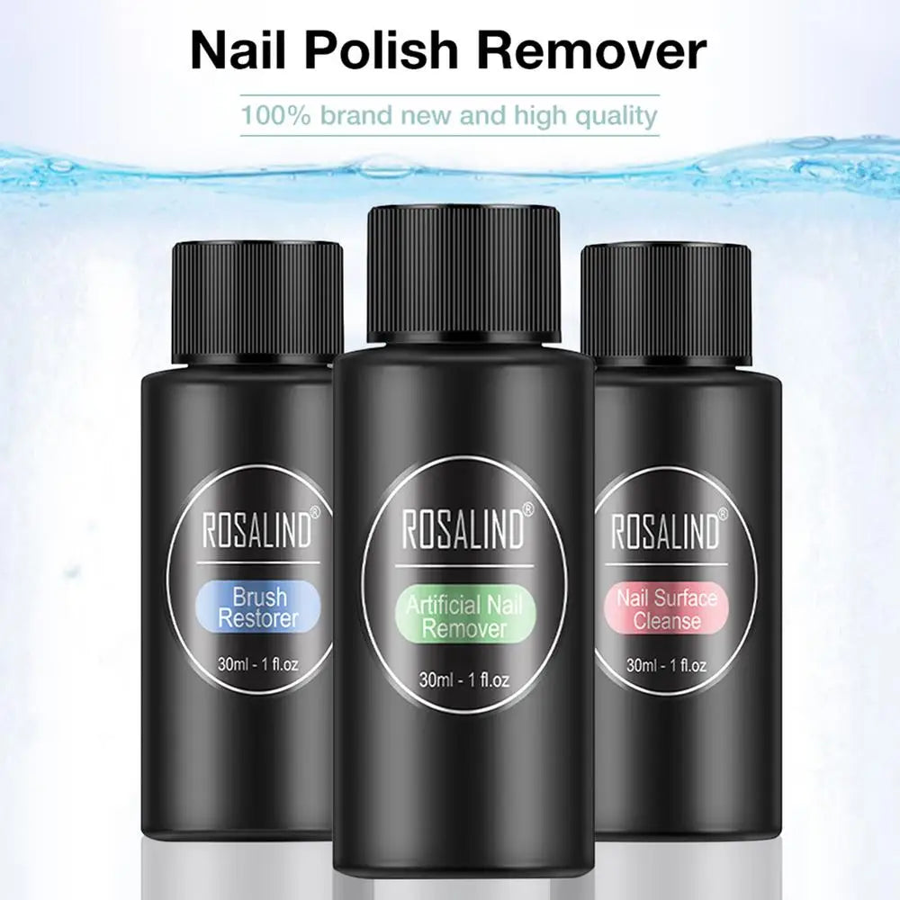 1pcs 30ml Nail Degreaser Removes Excess Gel Enhances Shine UV LED Nail Gel Polish Brush Cleaner