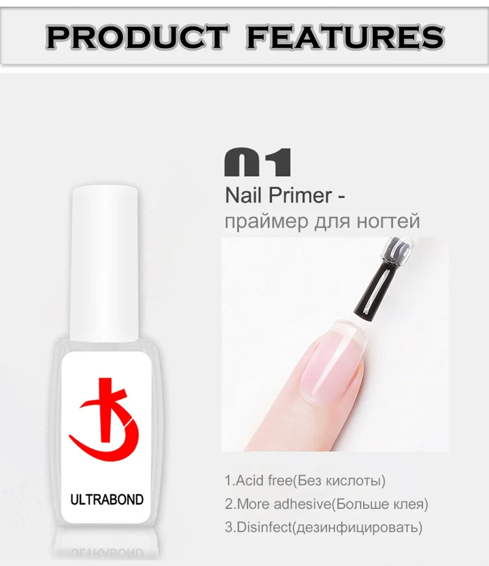 KODI JYJ Latest Thick Nail Base Coat 7ml Gel Varnish for Nail Manicure Semipermanent Rubber Base and Top Gel Nail Polish Gellak