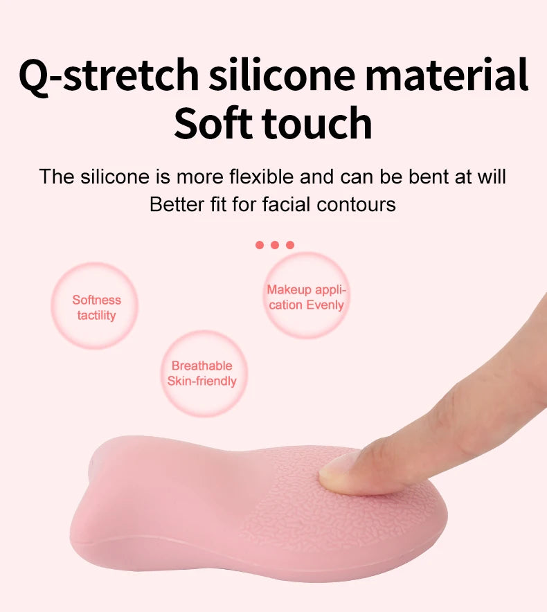 2022 New Silicone Makeup Sponge Jelly Puff Makeup Do Not Eat Powder Puff Face Wash Makeup Puff Make Up Tool Beauty Accessories