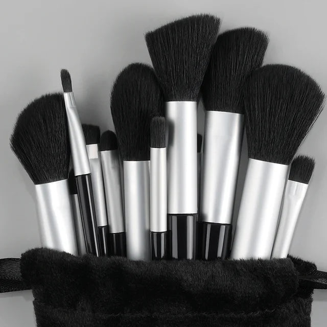 13PCS Black Makeup Brushes Set Powder Foundation Blush  Kabuki Blending Makeup Beauty Tools  Brochas Maquillaje for Cosmetics