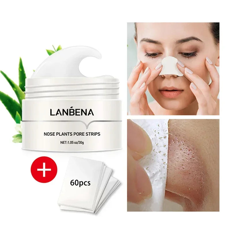 Nose Blackhead Remover Cream Pore Strip Tearing Mask Peeling Acne Cleaner Nasal Patch Black Dots Deep Deaning Skin Care Makeup