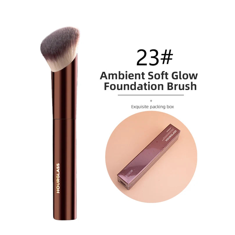 Hourglass Seamless Finish Concealer Brush Angled Concealer Brush Face Buildable Coverage Liquid Cream Stick Blending Makeup Tool