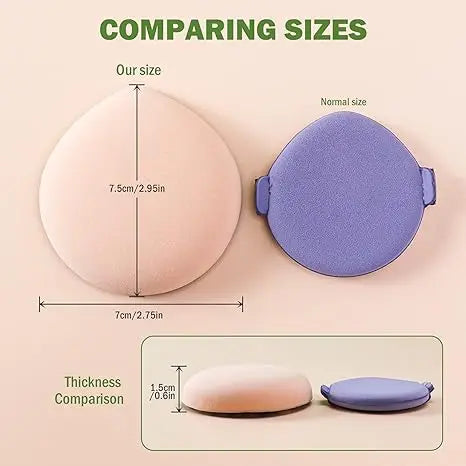 1pcs Air Cushion Powder Puff Large Marshmallow Dry Wet Makeup Blender Sponges Elastic Cosmetic Beauty Facial Maquiagem Tool